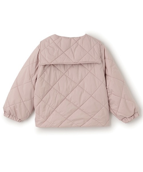 Lycee mine(リセマイン)の「取外しできるセーラーカラー付きキルティングブルゾン(ブルゾン・キッズ・ピンク/ベージュ/チャコール/ブルーグレー/オフホワイト・100cm/110cm/120cm/130cm/140cm/150cm)」の22枚目の写真