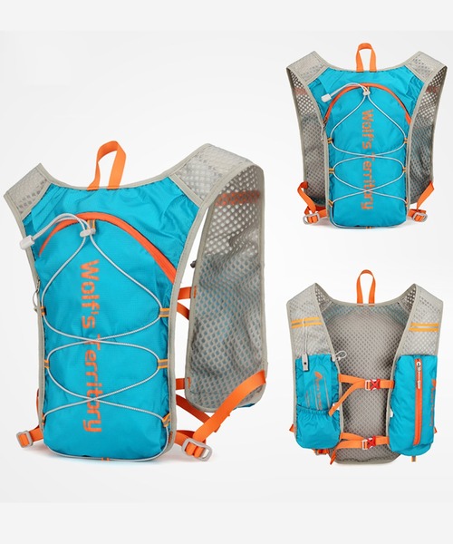 CALIFORNIA OUTFITTERS（カリフォルニア アウトフィッターズ）の「9C13 撥水 ハイドレーション ランニングベスト（スポーツグッズ・メンズ・オレンジ/ブラック/グレー/ターコイズブルー・ONESIZE）」の15枚目の写真