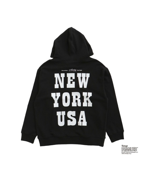 Manhattan Portage（マンハッタンポーテージ）の「Sweat Parka PEANUTS（パーカー・メンズ・ブラック/ヘザーグレー/ライトグリーン・SMALL/MEDIUM/LARGE/X-LARGE）」の5枚目の写真