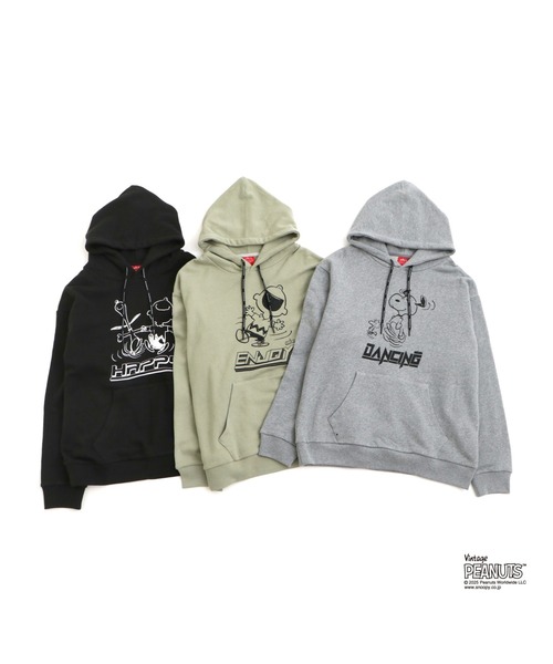Manhattan Portage（マンハッタンポーテージ）の「Sweat Parka PEANUTS（パーカー・メンズ・ブラック/ヘザーグレー/ライトグリーン・SMALL/MEDIUM/LARGE/X-LARGE）」の14枚目の写真