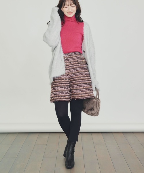 PICCIN（ピッチン）の「【セットアップ可能】ツイードショートパンツ（その他パンツ・レディース・ブルー/ピンク・M）」の11枚目の写真