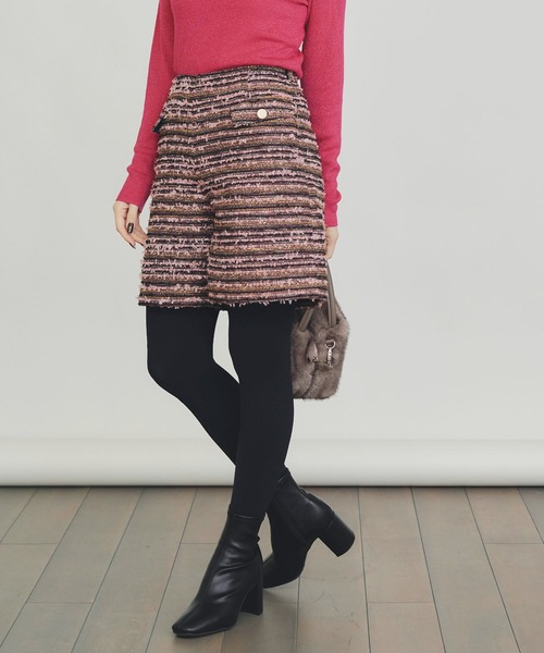 PICCIN（ピッチン）の「【セットアップ可能】ツイードショートパンツ（その他パンツ・レディース・ブルー/ピンク・M）」の17枚目の写真