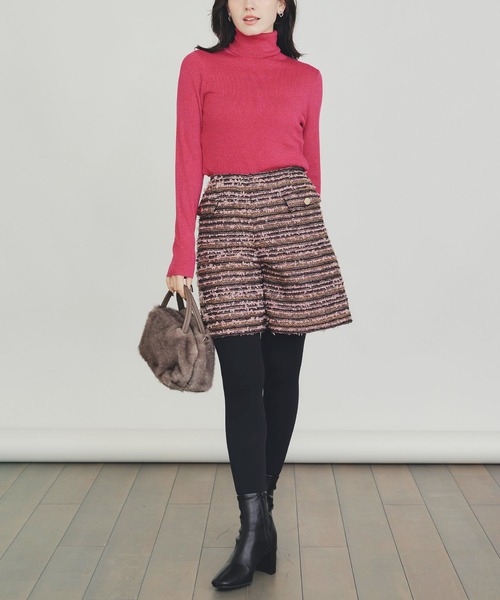 PICCIN（ピッチン）の「【セットアップ可能】ツイードショートパンツ（その他パンツ・レディース・ブルー/ピンク・M）」の14枚目の写真