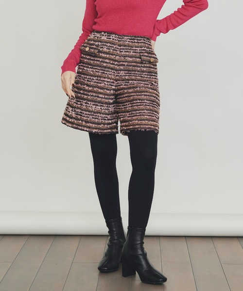 PICCIN（ピッチン）の「【セットアップ可能】ツイードショートパンツ（その他パンツ・レディース・ブルー/ピンク・M）」の18枚目の写真