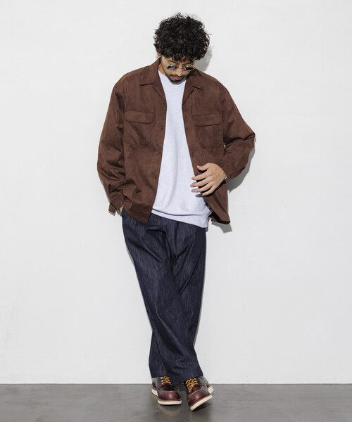 れ*ど様 完売品　メゾンスペシャル ニット　シャツ　ブラウン　02 MAISON SPECIAL（メゾンスペシャル） ブラウス シャツ 2way Satin