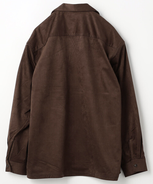 セール】レザレッド ブラッシュド オープンカラー ロングスリーブ