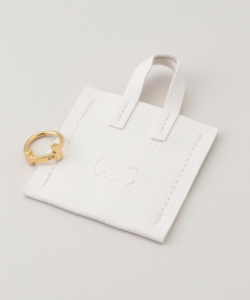 Spick & Span（スピックアンドスパン）の「CXC / シーエックスシー モチーフリング（リング・レディース・ゴールド・FREE）」の4枚目の写真