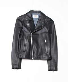 CINQUANTA / 別注 ホースレザー スタンドカラー ダブルライダース