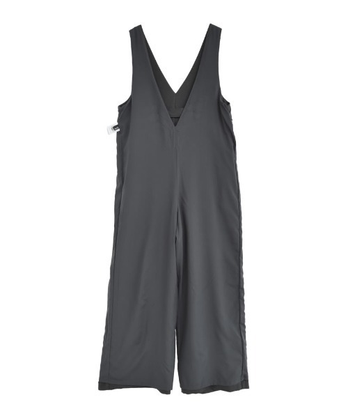 Re:EDIT（リエディ）の「[低身長/高身長サイズ有][アルガンオイル加工]微起毛ツイルゴールドボタン付きサロペット（つなぎ/オールインワン・レディース・アイボリー/ブラック/チャコールグレー・LARGE/TALL/MEDIUM/SHORT）」の7枚目の写真