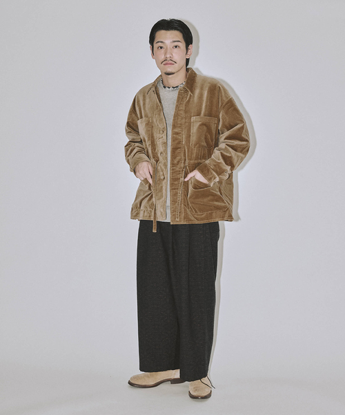 JOURNAL STANDARD J.S HOMESTEAD（ジャーナルスタンダードホームステッド）の「J.S.Homestead / ペイズリー ジャガード エアクルー パンツ（その他パンツ・メンズ・ブラック系その他/ブラウン・MEDIUM/LARGE）」の3枚目の写真