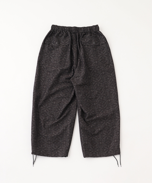 JOURNAL STANDARD J.S HOMESTEAD（ジャーナルスタンダードホームステッド）の「J.S.Homestead / ペイズリー ジャガード エアクルー パンツ（その他パンツ・メンズ・ブラック系その他/ブラウン・MEDIUM/LARGE）」の8枚目の写真