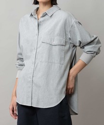 Munich | 6ozスラブデニムリブカフスシャツ(シャツ/ブラウス)