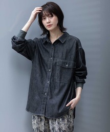 Munich（ミューニック）の「6ozスラブデニムリブカフスシャツ（シャツ/ブラウス）」