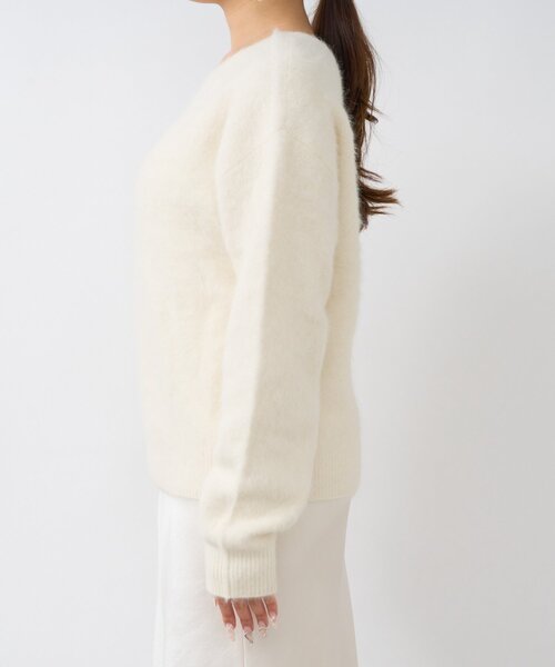 La boutique BonBon ヘアリーウールカシミヤ混前後２WAYニット La boutique BonBon ヘアリーウールカシミヤ混前後2WAYニット - メルカリ