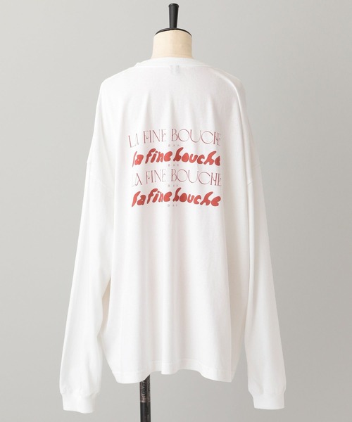 A part by（アパートバイ）の「【LA FINE BOUCHEコラボ】ロゴロンＴ（Tシャツ/カットソー・レディース・ホワイト系その他5/オフホワイト・FREE）」の15枚目の写真