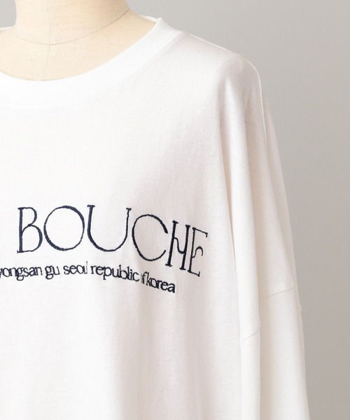 A part by（アパートバイ）の「【LA FINE BOUCHEコラボ】ロゴロンＴ（Tシャツ/カットソー・レディース・ホワイト系その他5/オフホワイト・FREE）」の17枚目の写真