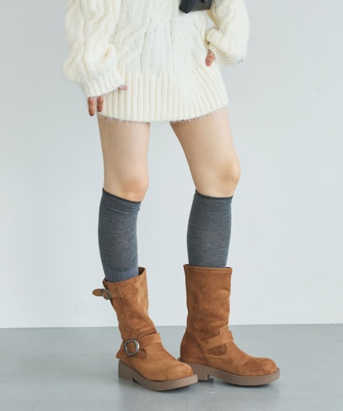 ZOZO限定／追加】SUEDE ENGINEER BOOTS/スエードエンジニアブーツ