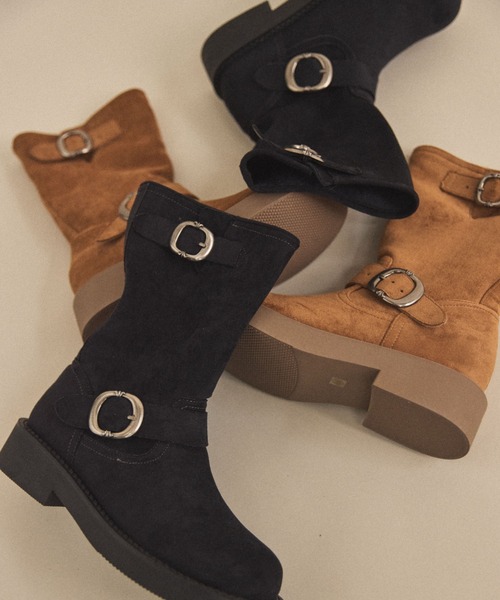 ZOZO限定】SUEDE ENGINEER BOOTS/スエードエンジニアブーツ