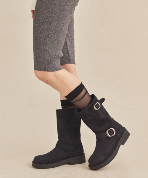 ZOZO限定】SUEDE ENGINEER BOOTS/スエードエンジニアブーツ
