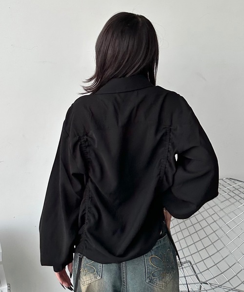 MandO(Auntie Rosa)(エムオー)の「シャーリングレイヤードアソートシャツ/無地/ストライプ/チェック(シャツ/ブラウス・メンズ・ブラック系その他/ブラック/ダークブルー/ホワイト/ホワイト系その他/ブラウン・MEDIUM/LARGE)」の7枚目の写真