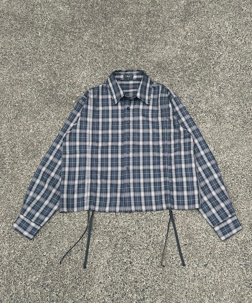 MandO(Auntie Rosa)(エムオー)の「シャーリングレイヤードアソートシャツ/無地/ストライプ/チェック(シャツ/ブラウス・メンズ・ブラック系その他/ブラック/ダークブルー/ホワイト/ホワイト系その他/ブラウン・MEDIUM/LARGE)」の20枚目の写真