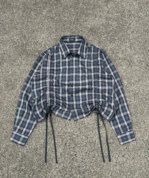 MandO(Auntie Rosa)(エムオー)の「シャーリングレイヤードアソートシャツ/無地/ストライプ/チェック(シャツ/ブラウス・メンズ・ブラック系その他/ブラック/ダークブルー/ホワイト/ホワイト系その他/ブラウン・MEDIUM/LARGE)」の17枚目の写真