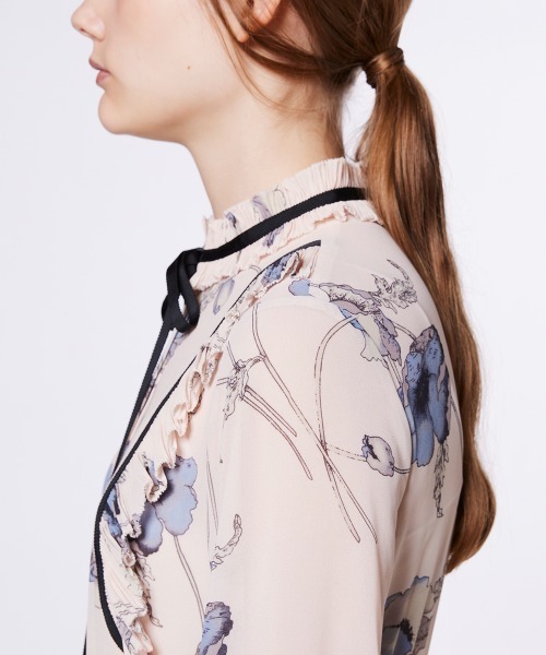 フラワーシフォンワンピース（ワンピース）｜Sov.（ソブ）の