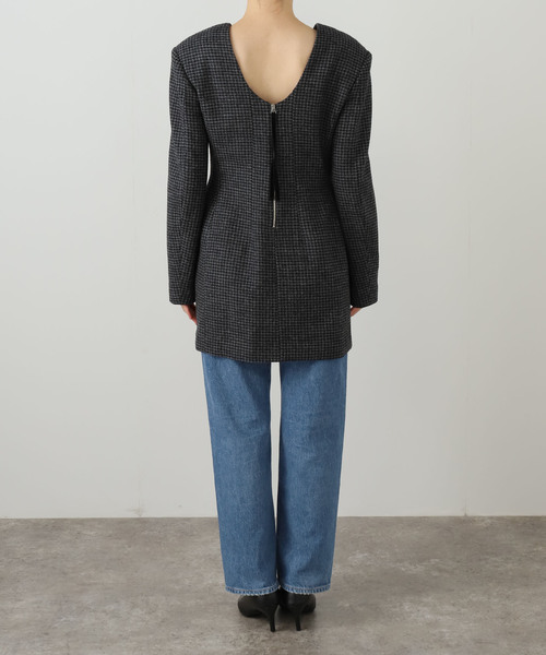 JANE SMITH / JOHN SMITH（ジェーンスミスジョンスミス）の「【JANE SMITH】BRITISH WOOL ONEPIECE：ワンピース（ワンピース・レディース・チャコールグレー・38）」の3枚目の写真