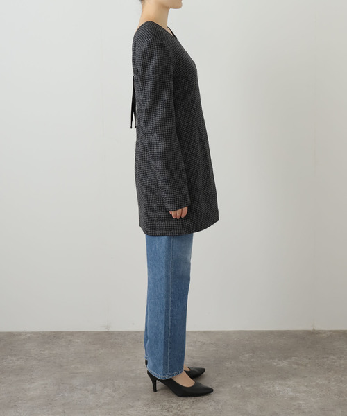 JANE SMITH / JOHN SMITH（ジェーンスミスジョンスミス）の「【JANE SMITH】BRITISH WOOL ONEPIECE：ワンピース（ワンピース・レディース・チャコールグレー・38）」の4枚目の写真