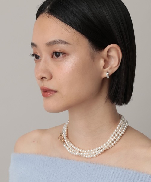 A part by（アパートバイ）の「プラパールロングネックレス（ネックレス・レディース・GOLD ・FREE）」の2枚目の写真