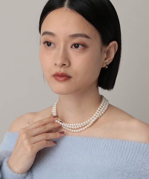 A part by（アパートバイ）の「プラパールロングネックレス（ネックレス・レディース・GOLD ・FREE）」の3枚目の写真