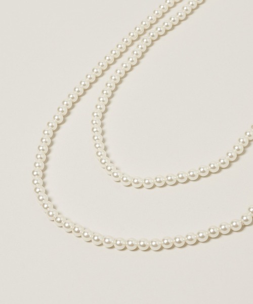 A part by（アパートバイ）の「プラパールロングネックレス（ネックレス・レディース・GOLD ・FREE）」の7枚目の写真