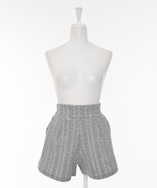 Narcissus（ナルシス）の「キルティングショートパンツ/秋冬（その他パンツ・レディース・ブラック/アイボリー/グレー・FREE）」の11枚目の写真