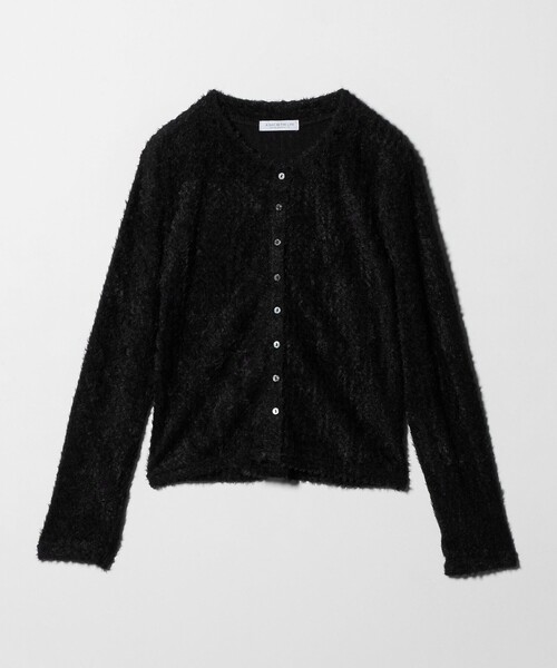 A DAY IN THE LIFE UNITED ARROWS(アデイインザライフユナイテッドアローズ)の「シアーシャギー カーディガン <A DAY IN THE LIFE>(カーディガン/ボレロ・レディース・ベージュ/オフホワイト/ブラック・FREE)」の3枚目の写真