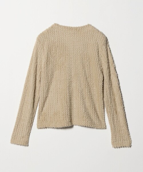 A DAY IN THE LIFE UNITED ARROWS(アデイインザライフユナイテッドアローズ)の「シアーシャギー カーディガン <A DAY IN THE LIFE>(カーディガン/ボレロ・レディース・ベージュ/オフホワイト/ブラック・FREE)」の4枚目の写真