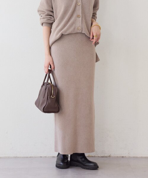 RIVE DROITE(リヴドロワ)の「【セットアップ対象】ラメモールニットタイトスカート(スカート・レディース・ブラック/ホワイト系その他/ブラウン/ライトグレー/モカ・36/38)」の19枚目の写真