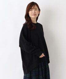 裏毛ワイドプルオーバー