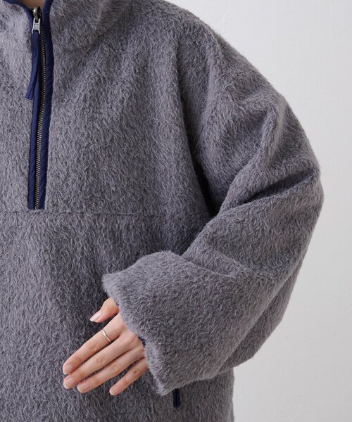 WILLOW（ウィロー）の「【willow】リバーシブルシャギーナイロンアノラック（ブルゾン・レディース・ブラウン/グレー・ONE SIZE）」の15枚目の写真