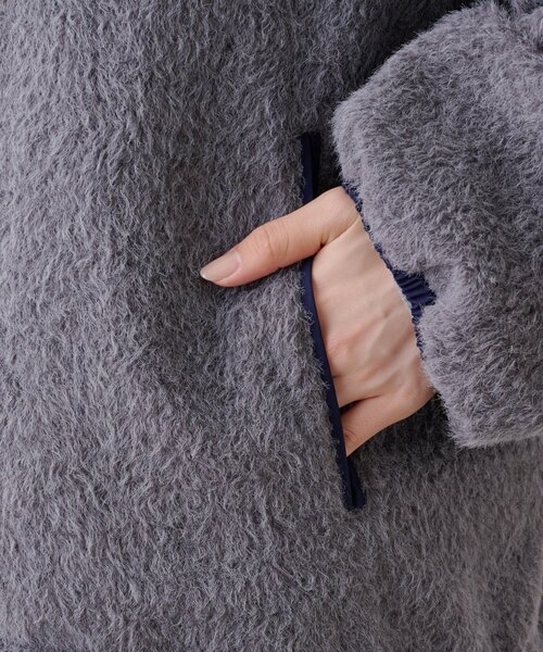 WILLOW（ウィロー）の「【willow】リバーシブルシャギーナイロンアノラック（ブルゾン・レディース・ブラウン/グレー・ONE SIZE）」の16枚目の写真