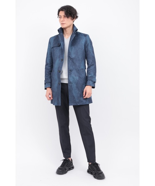 TORNADO MART（トルネードマート）の「ﾄﾘｺｯﾄﾃﾞﾆﾑﾗｲｸﾊﾟﾝﾂ（スウェットパンツ・メンズ・ネイビー/ブラック・MEDIUM/LL/LARGE/SMALL）」の4枚目の写真