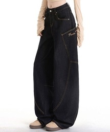 旬なハイウエストバナナ夏服イージーパンツ