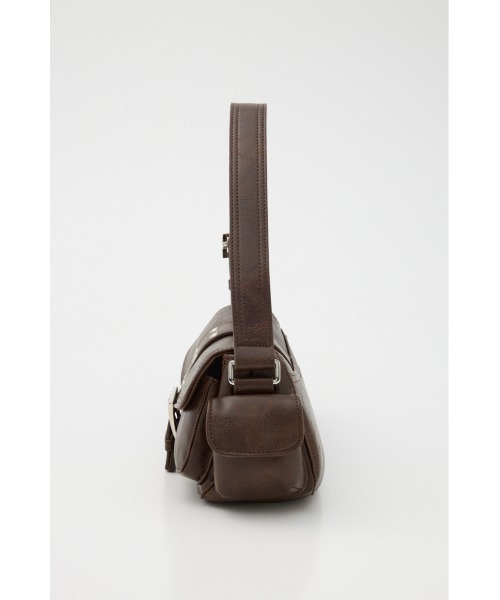 SLY（スライ）の「【新色追加】FRONT BUCKLE HOBO BAG フロント バックル ホーボー バッグ（ハンドバッグ・レディース・ブラック/ブラウン/ピンク・FREE）」の18枚目の写真