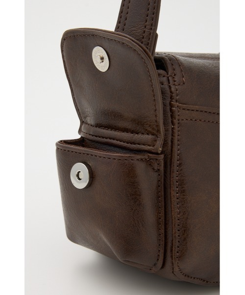 SLY（スライ）の「【新色追加】FRONT BUCKLE HOBO BAG フロント バックル ホーボー バッグ（ハンドバッグ・レディース・ブラック/ブラウン/ピンク・FREE）」の22枚目の写真