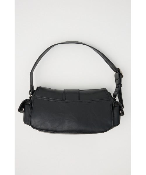 SLY（スライ）の「【新色追加】FRONT BUCKLE HOBO BAG フロント バックル ホーボー バッグ（ハンドバッグ・レディース・ブラック/ブラウン/ピンク・FREE）」の5枚目の写真