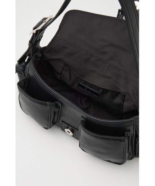 SLY（スライ）の「【新色追加】FRONT BUCKLE HOBO BAG フロント バックル ホーボー バッグ（ハンドバッグ・レディース・ブラック/ブラウン/ピンク・FREE）」の12枚目の写真