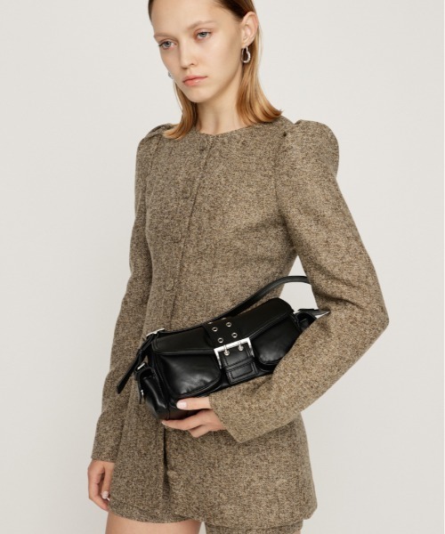 セール】【新色追加】FRONT BUCKLE HOBO BAG フロント バックル