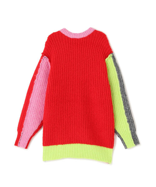 AULA AILA（アウラアイラ）の「AULA AILA/アウラアイラ/2WAY COLOR BLOCK PULL KNIT（ニット/セーター・レディース・イエロー/ピンク・0）」の15枚目の写真