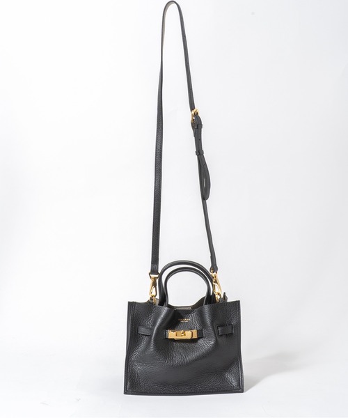 VIOLAd'ORO（ヴィオラドーロ）の「【VIOLAd'ORO/ヴィオラドーロ】イタリアンWフェイスレザー ハンドバッグ TRERO Sサイズ（ショルダーバッグ・レディース・ブラック/ベージュ系その他/ブラウン/グレー系その他・FREE）」の8枚目の写真