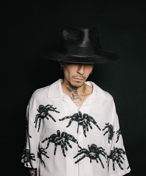Subciety(サブサエティ)の「Panama hat(ハット・メンズ・ブラック/ホワイト・L(60cm))」の12枚目の写真