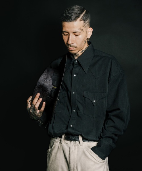 Subciety(サブサエティ)の「Panama hat(ハット・メンズ・ブラック/ホワイト・L(60cm))」の13枚目の写真